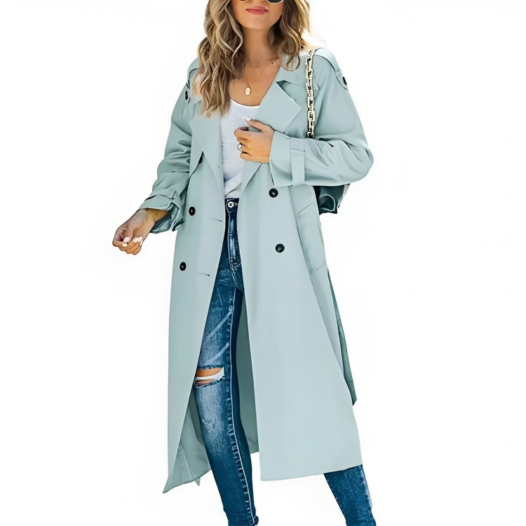 Osma Jas | Elegante Dubbelzijdige Trenchcoat
