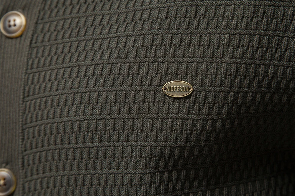 Werner Vest | Heren Gebreid Knoopvest voor Winterdagen