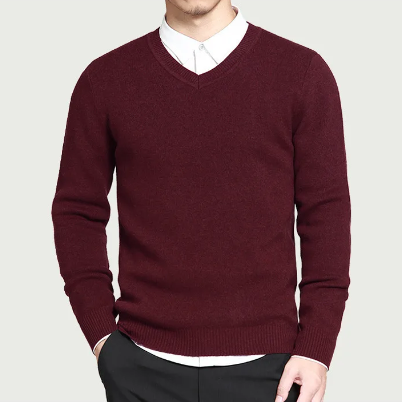 Bouwman Trui | Casual V-Hals Trui