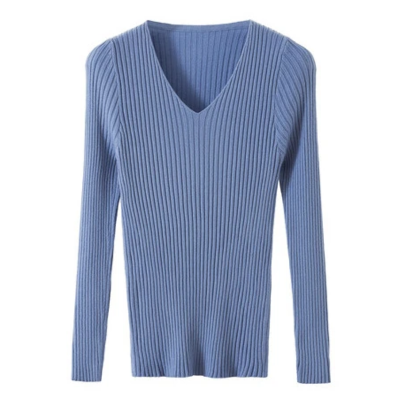 Yllona Trui | Slanke fit V-hals Trui
