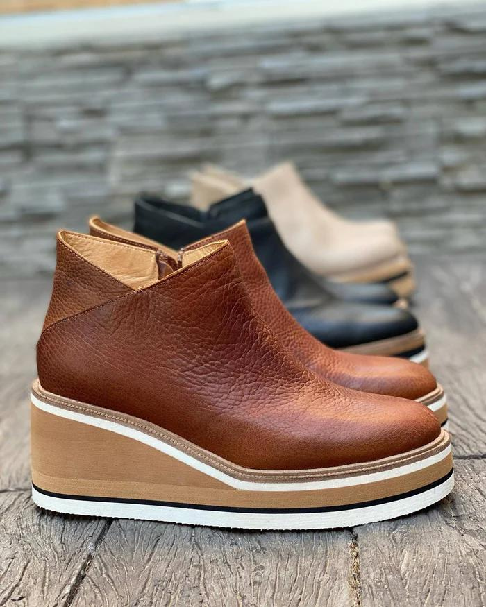 Yorene Laarzen | Vrouwen sleehak enkellaarsjes