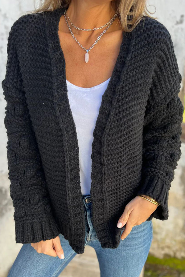 Wendey Vest | Gebreide Lange Mouwen Vest
