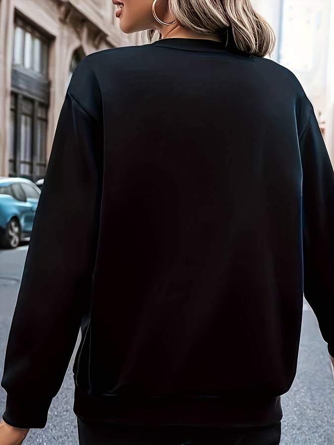 Bonny Trui | Casual Hart Print Trui