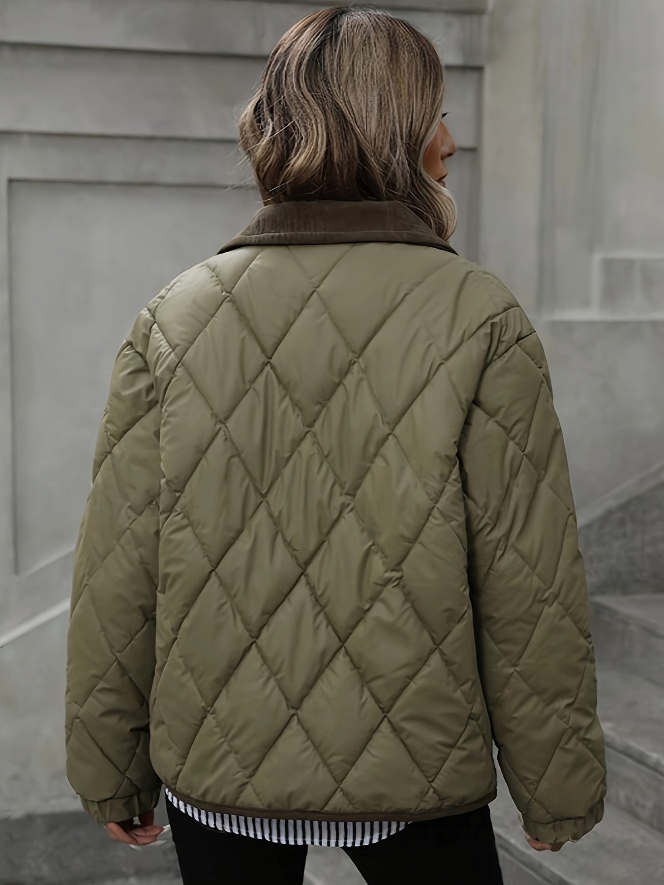 Yalitza Jas | Herfst Gewatteerde Casual Jas