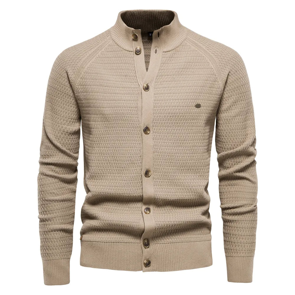 Werner Vest | Heren Gebreid Knoopvest voor Winterdagen