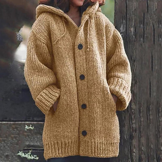 Polla trui | Lange Gebreide Knoop Trui