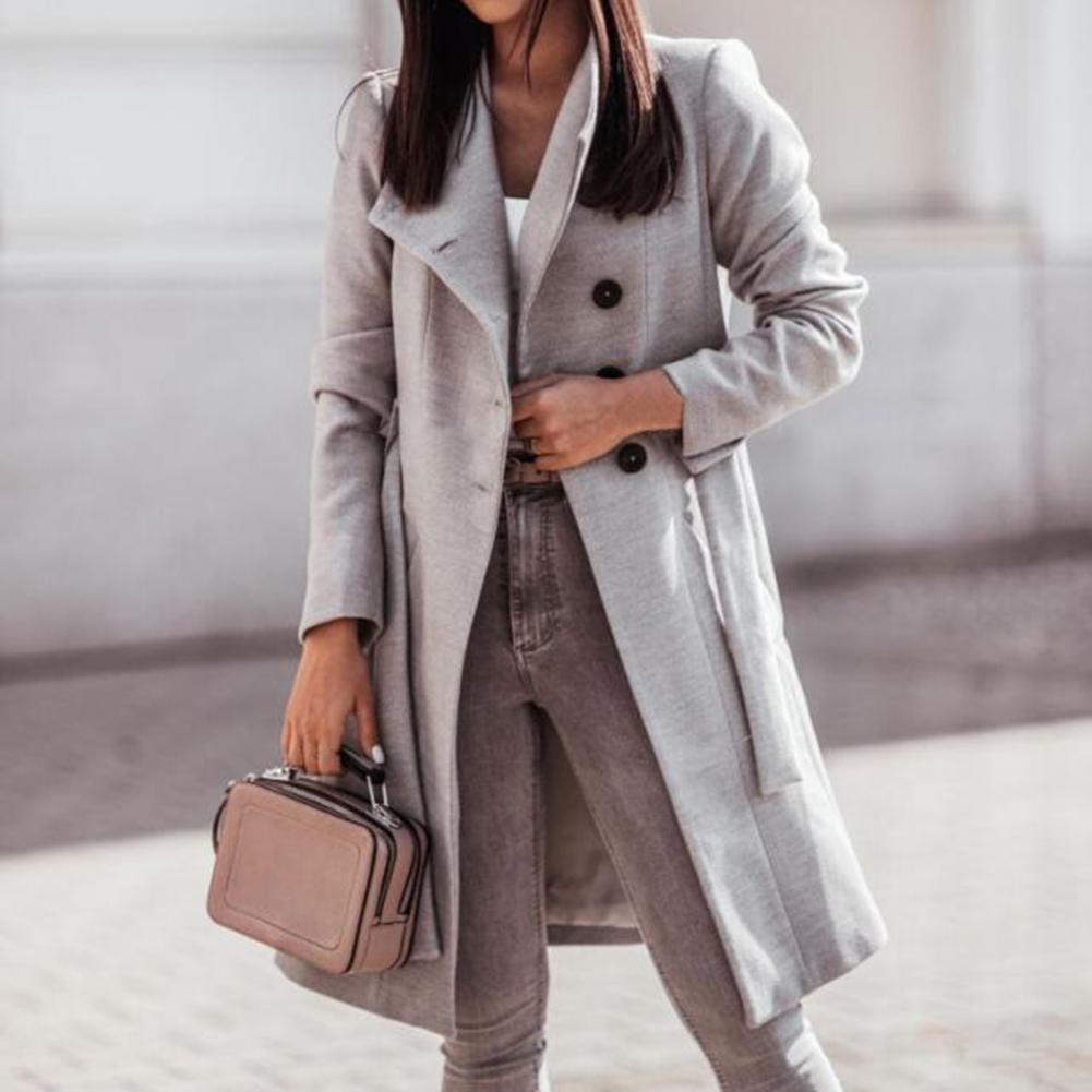 Wilfreda Jas | Dames Winter Klassieke Double-Breasted Trenchcoat