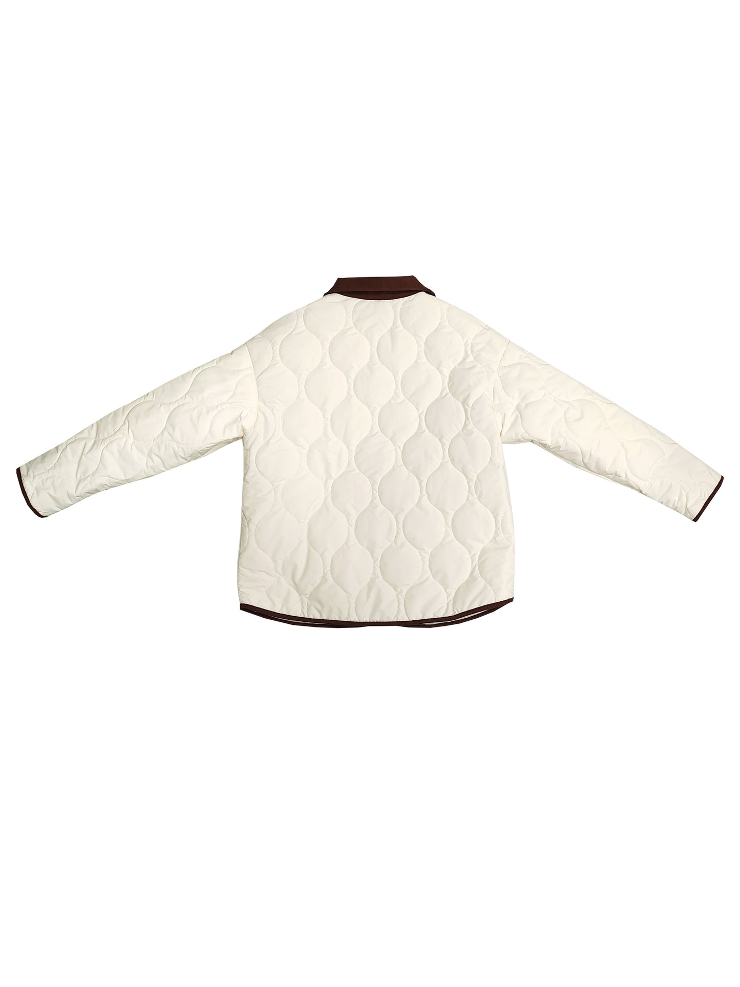 Baira Jas | Dames Herfst Gewatteerde Jas met Knopen