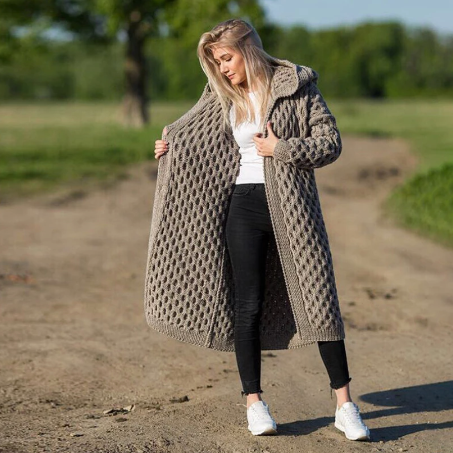 Trina Vest | Oversized Capuchon Vest