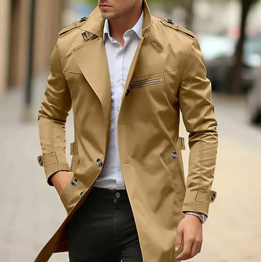 Wick Jas | Elegante Trench Coat voor Mannen
