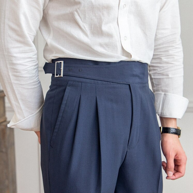 Classic Pleated Dress Pants