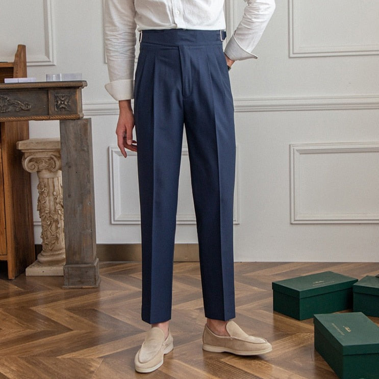 Classic Pleated Dress Pants