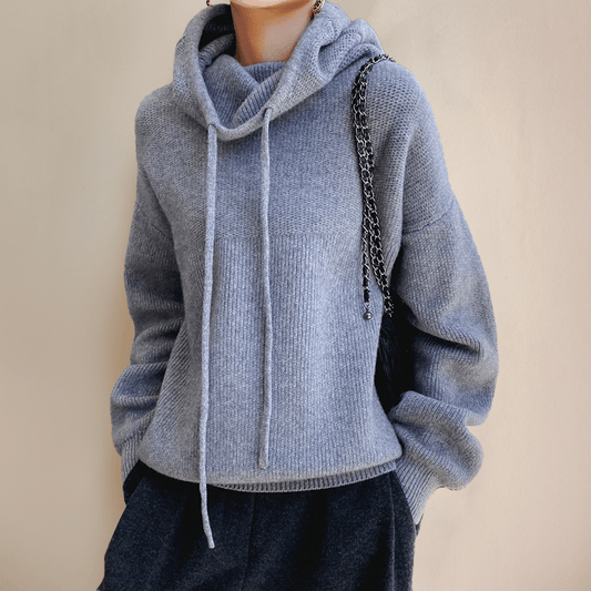 Adeline Jumper | Herfst Gebreide Hoodie Jumper