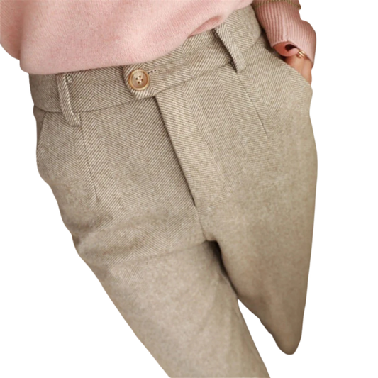 Lennon Broek | Heren Visgraat Pensnit Broek