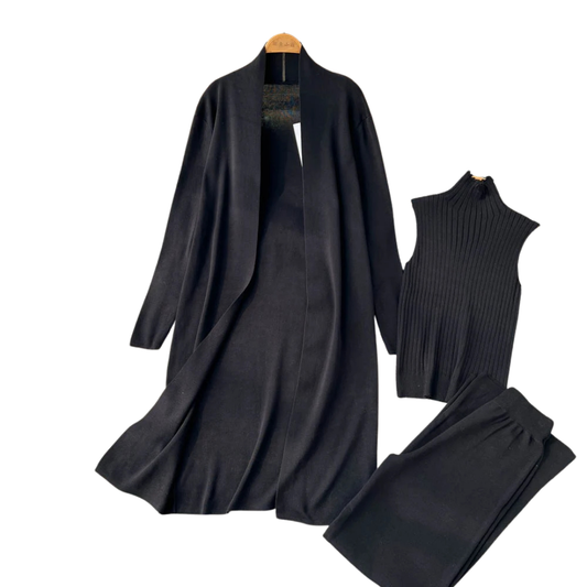 Ishika Set | Vrouwen Gebreide Driedelige Set