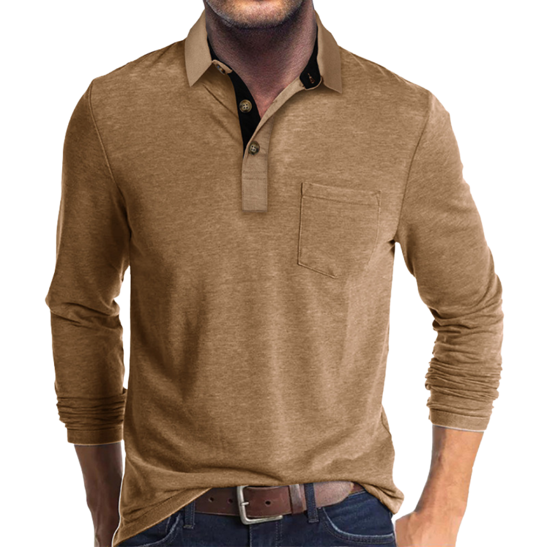 Yurre Polo | Heren Lange Mouw Polo