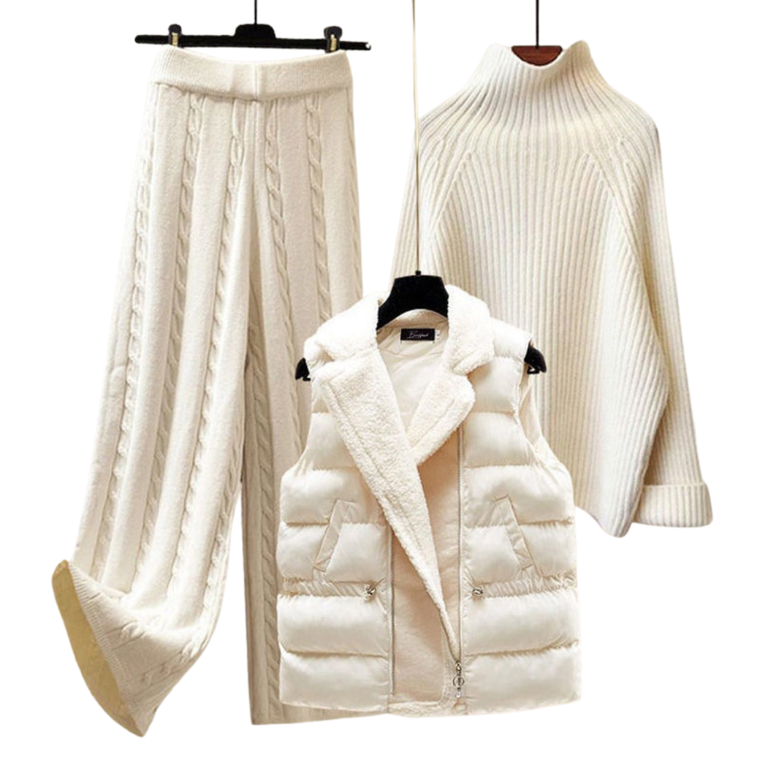 Qalila Set | Vrouwen Winters Driedelig Set