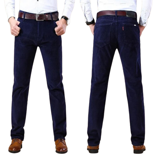 Xeno Broek | Geribbelde Nette Broek voor Heren