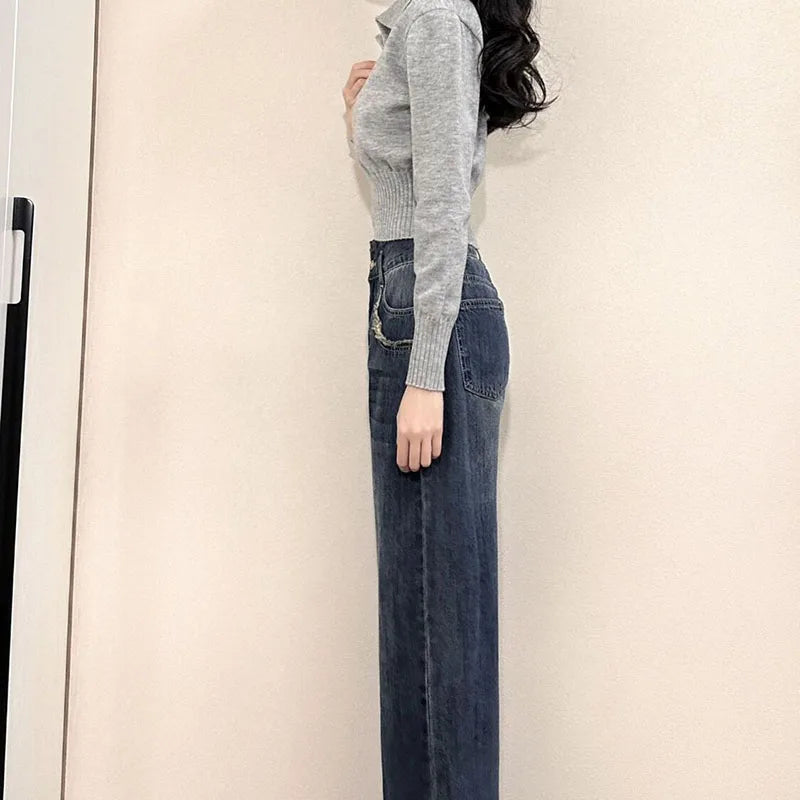 Callista Trui | Dames Herfst Slim Fit Gebreide V-Hals Trui