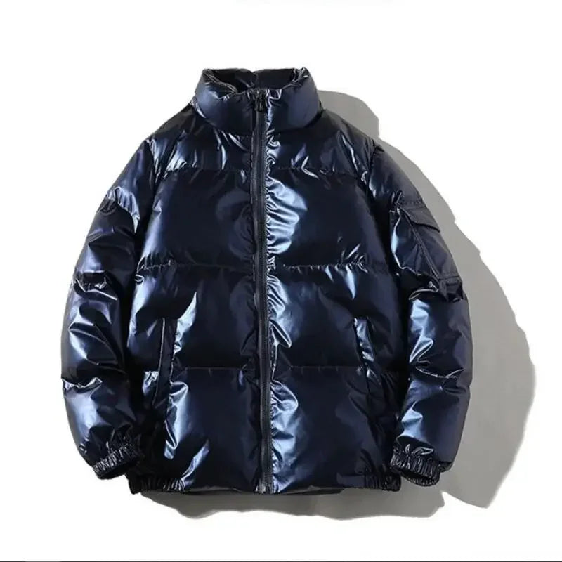 Barisha Jas | Dames Winter Puffer Jas met Metallic Glans
