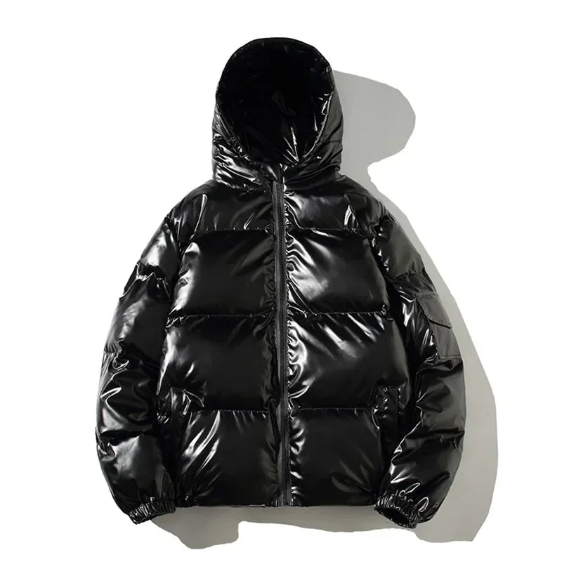 Barisha Jas | Dames Winter Puffer Jas met Metallic Glans