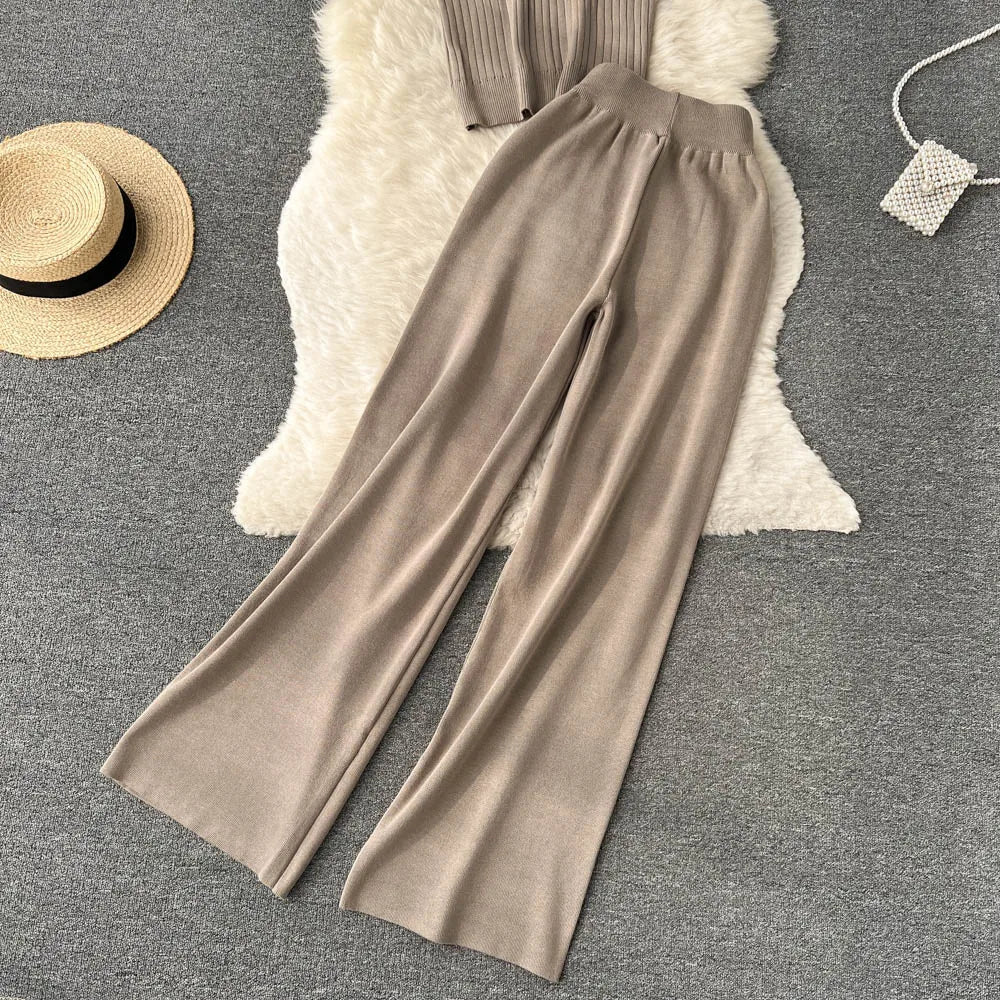 Ishika Set | Vrouwen Gebreide Driedelige Set