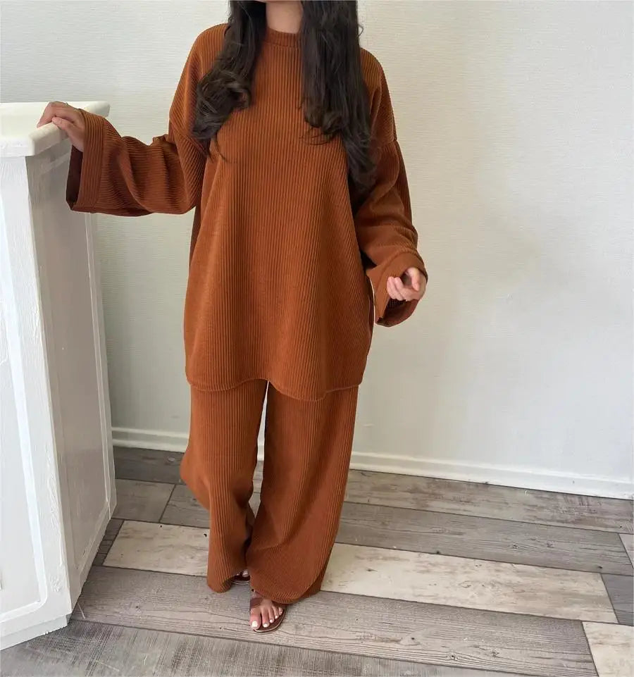 Yansha Loungewear Set | Herfst Comfortabele Twee-Delige Outfit