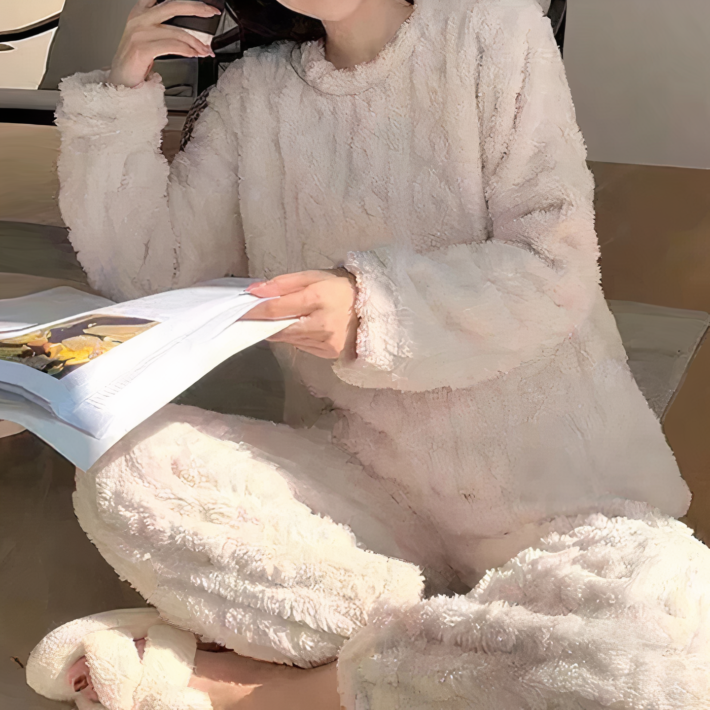 Ravena Set | Warme Fleece Pyjama Set