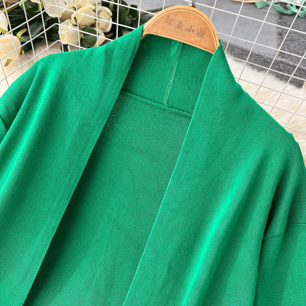 Ishika Set | Vrouwen Gebreide Driedelige Set