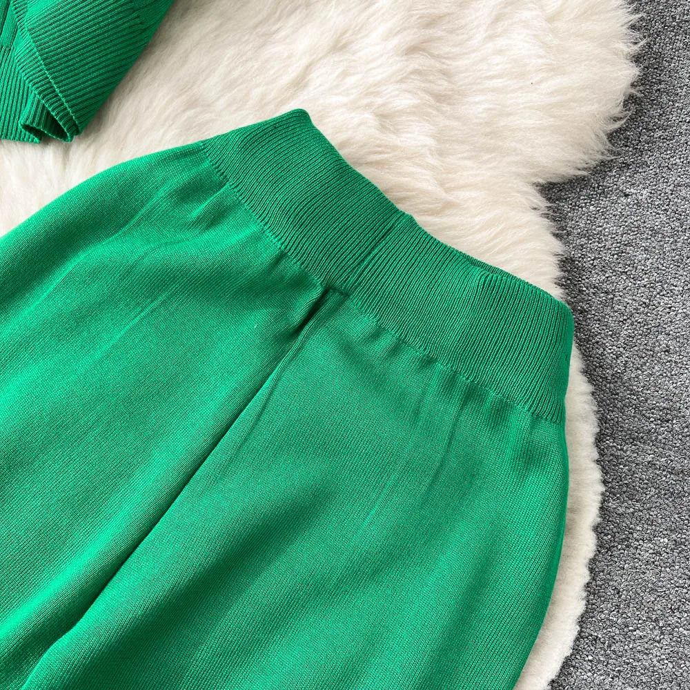 Ishika Set | Vrouwen Gebreide Driedelige Set