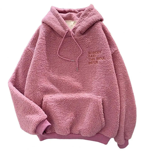 Caitlin Hoodie | Dames Teddy Fleece Hoodie voor de Herfst