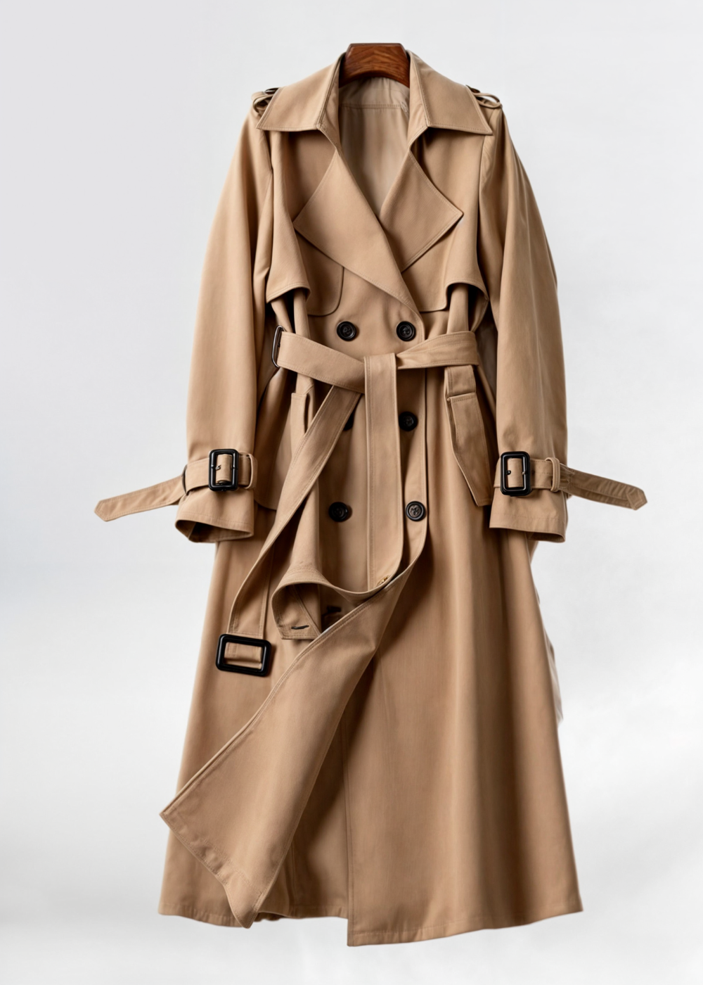 Waverly Jas | Dames Herfst Klassieke Double-Breasted Trenchcoat