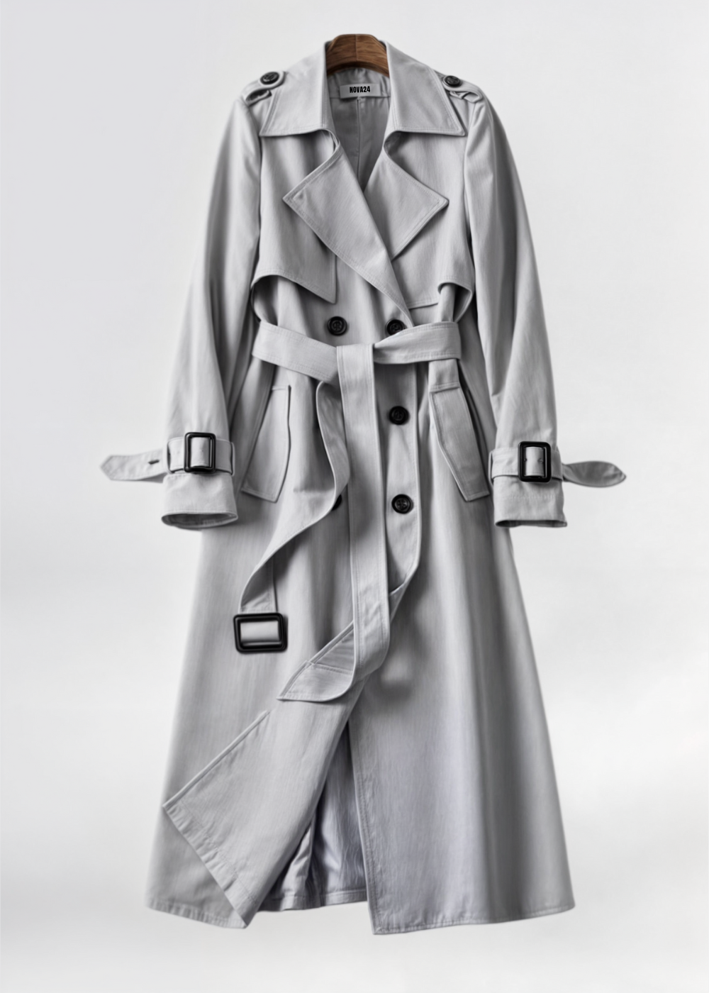Waverly Jas | Dames Herfst Klassieke Double-Breasted Trenchcoat