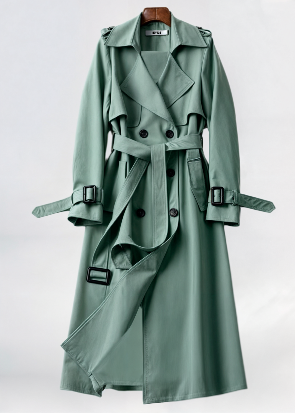 Waverly Jas | Dames Herfst Klassieke Double-Breasted Trenchcoat