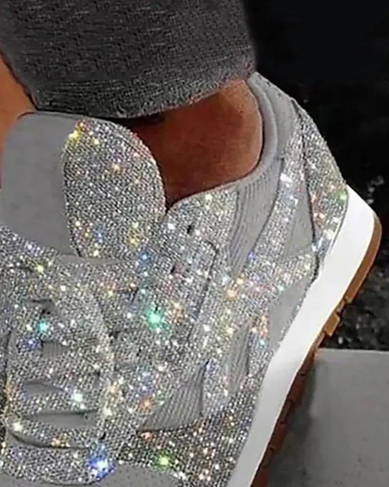 Zindra Sneakers | Vrouwen Glinstering Sneakers