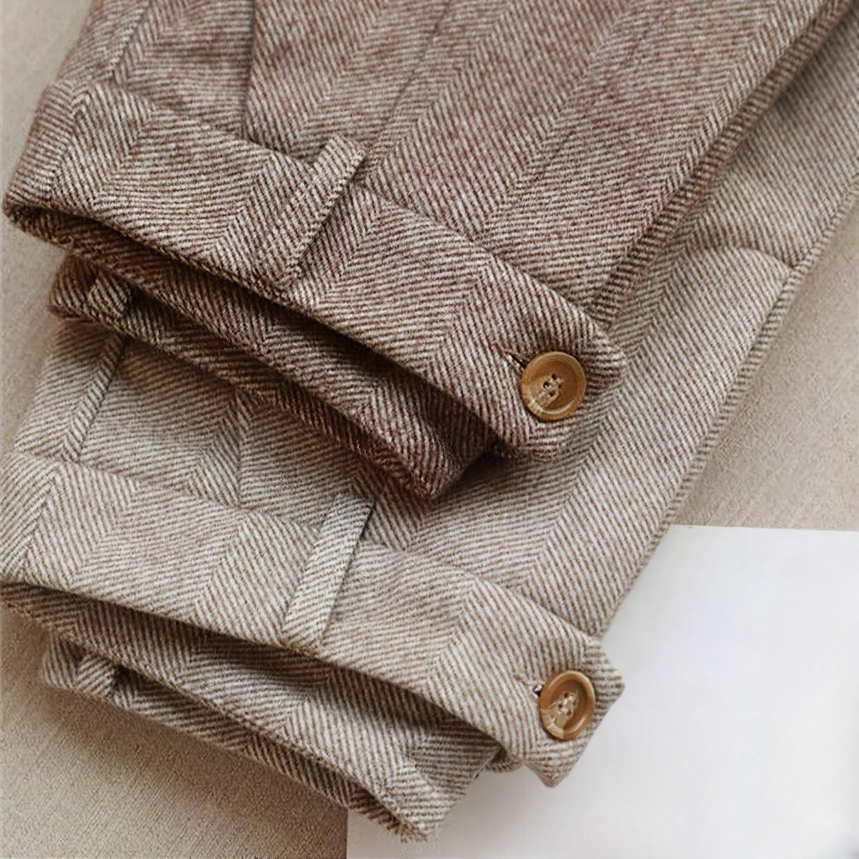 Lennon Broek | Heren Visgraat Pensnit Broek