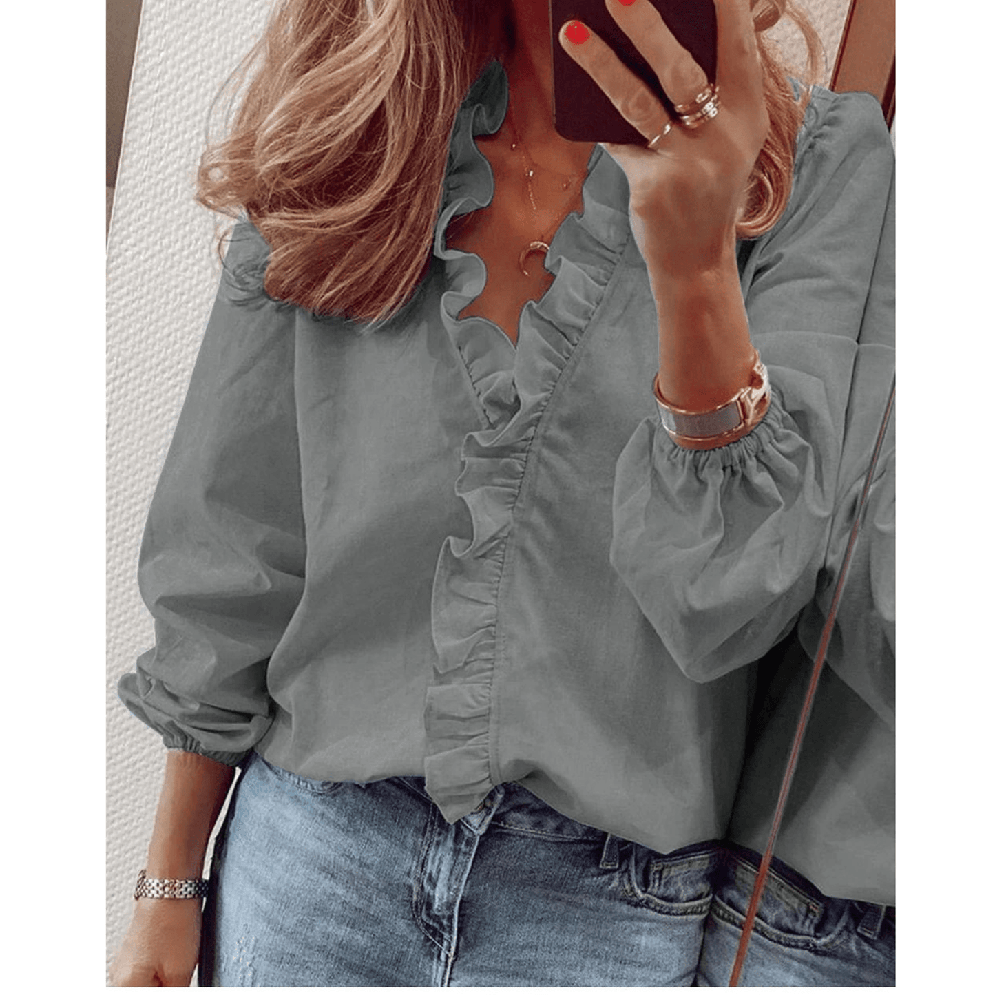 Bea Chiffon Blouse | Luchtig Comfort & Elegantie - Carla Moda