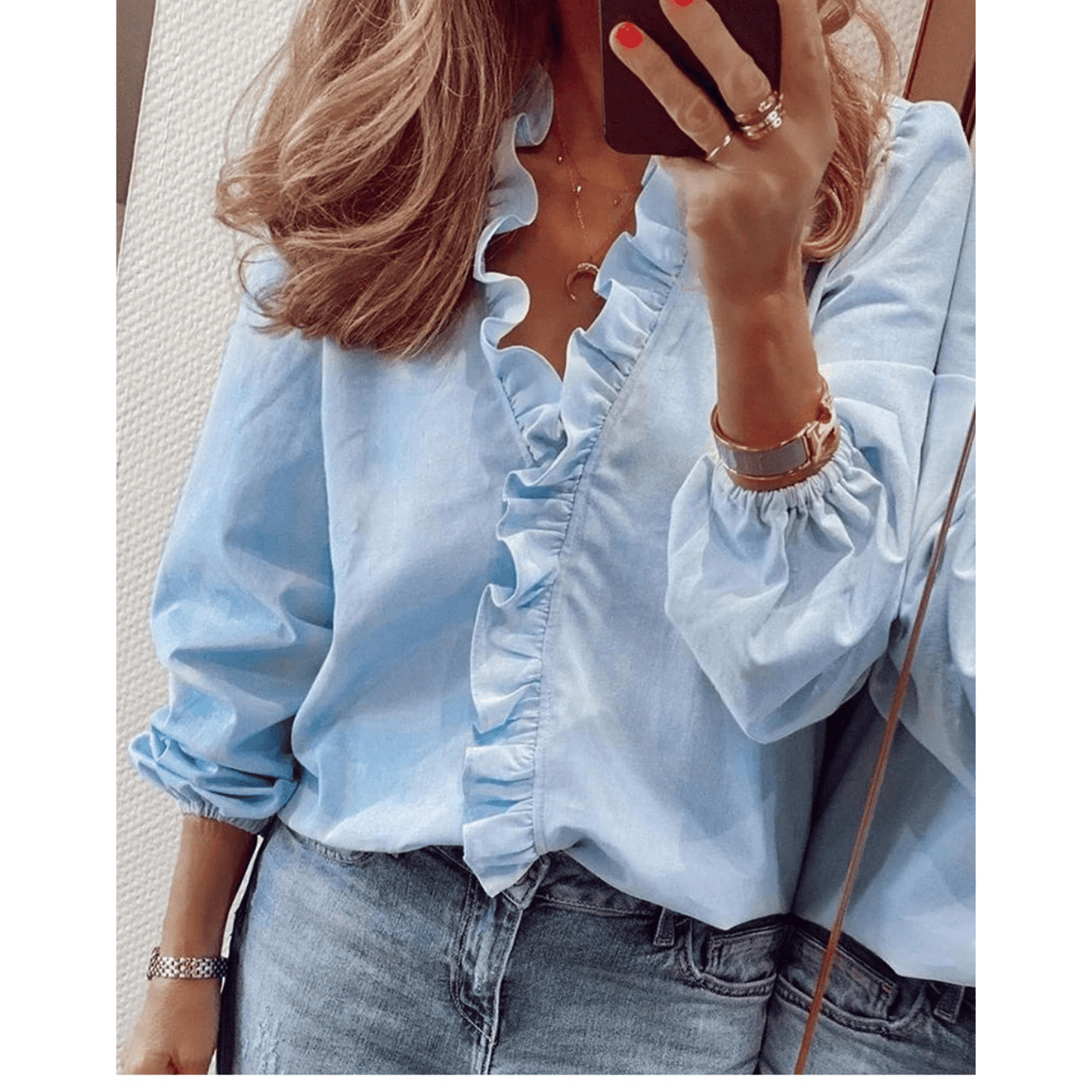 Bea Chiffon Blouse | Luchtig Comfort & Elegantie - Carla Moda