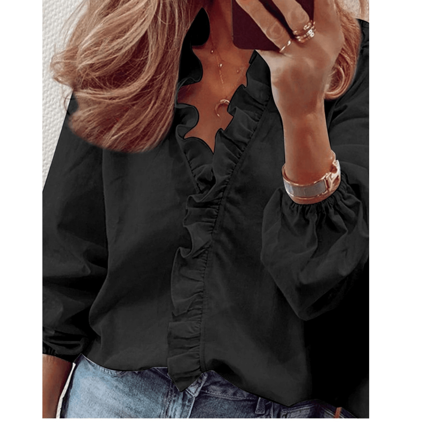 Bea Chiffon Blouse | Luchtig Comfort & Elegantie - Carla Moda