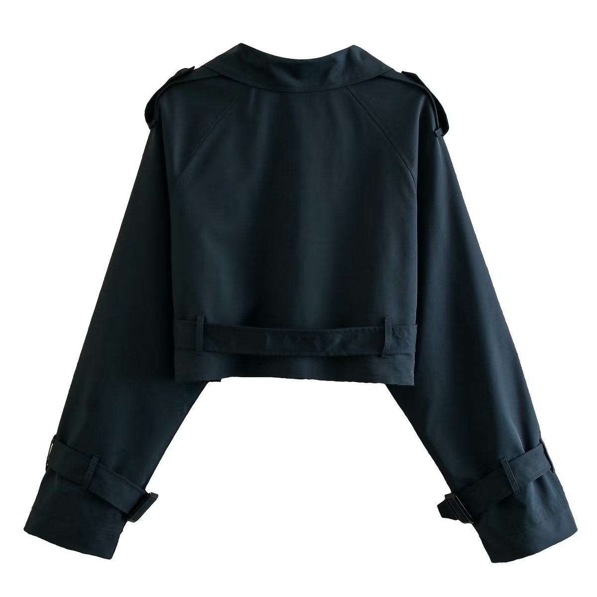 Xosha Trenchcoat | Dames Herfst Cropped Trenchjack