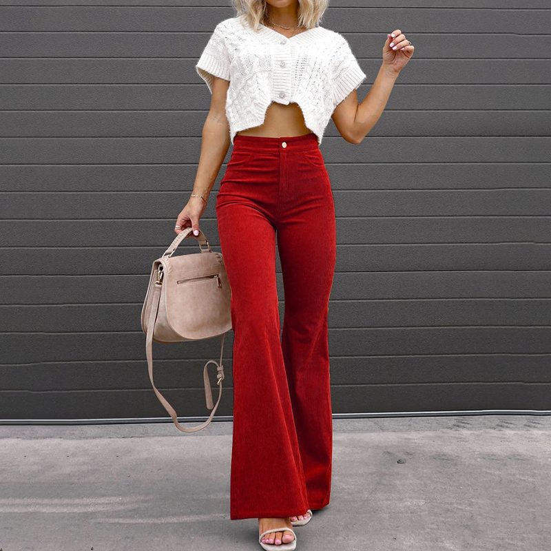 Sabi Broek | Trendy Flared Broek