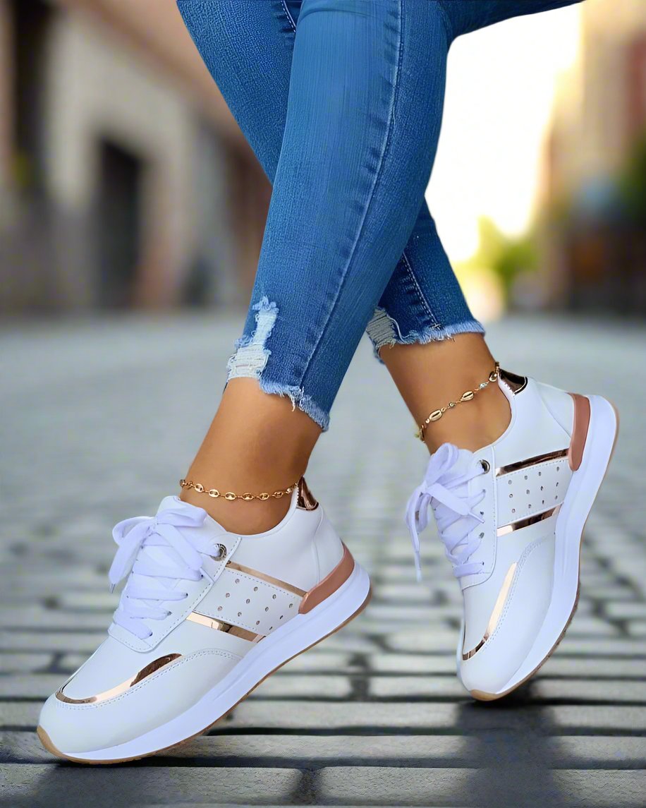 Diamanda Sneakers | Comfortabel & Stijlvol met Kleuraccent ||