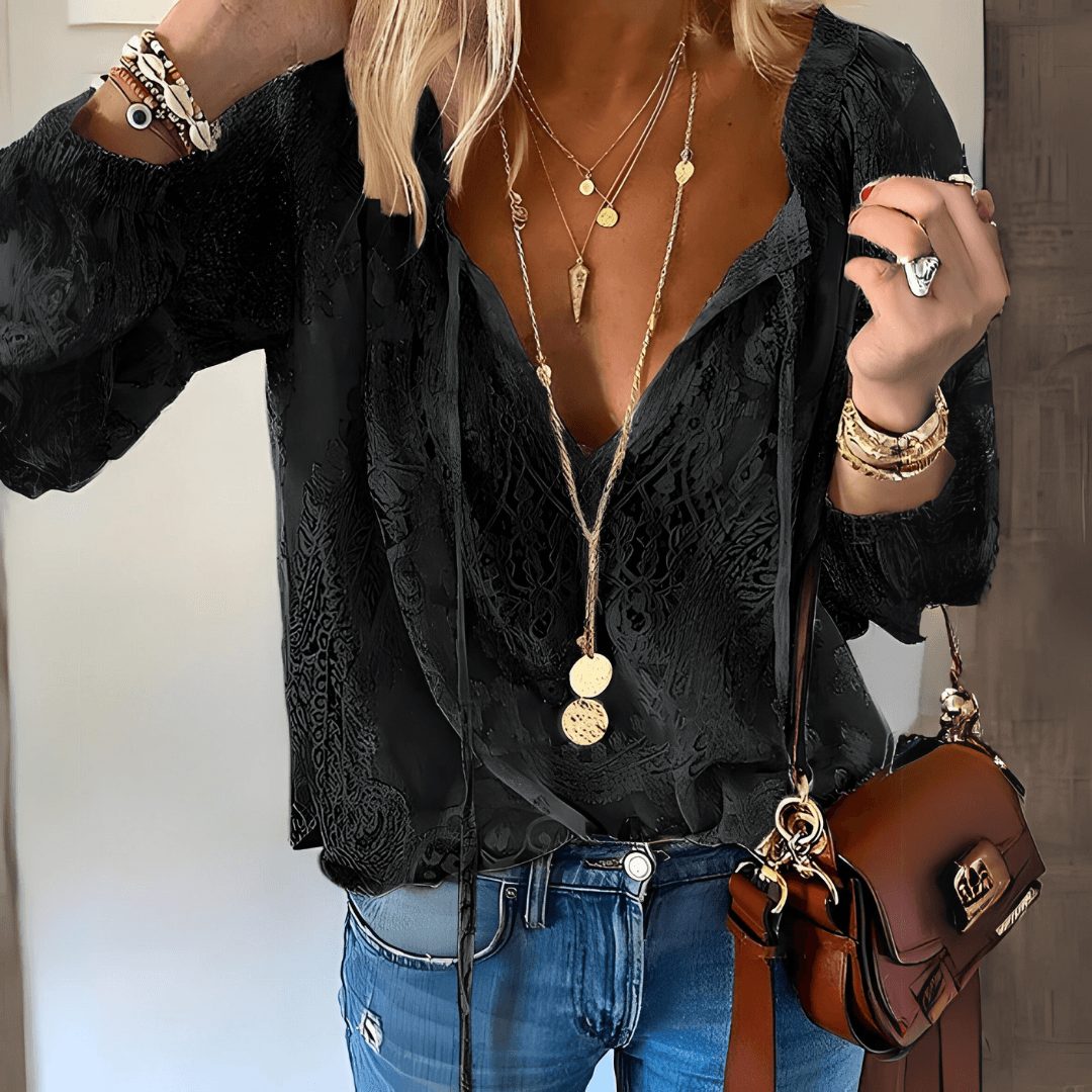 Kanten Boho Blouse | Mandy Blouse - Carla Moda