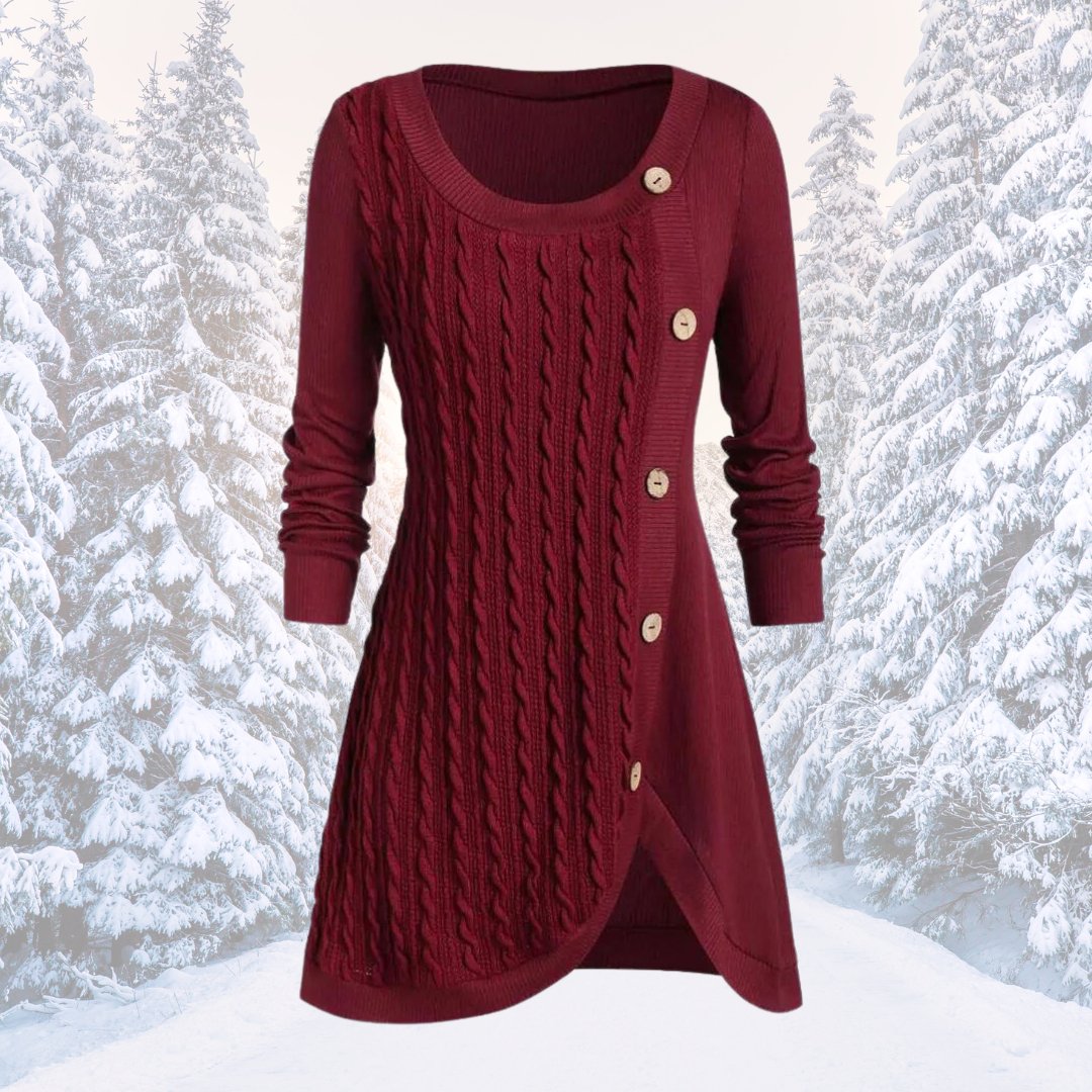 Paolina Jurk | Casual Gebreide Trui Jurk