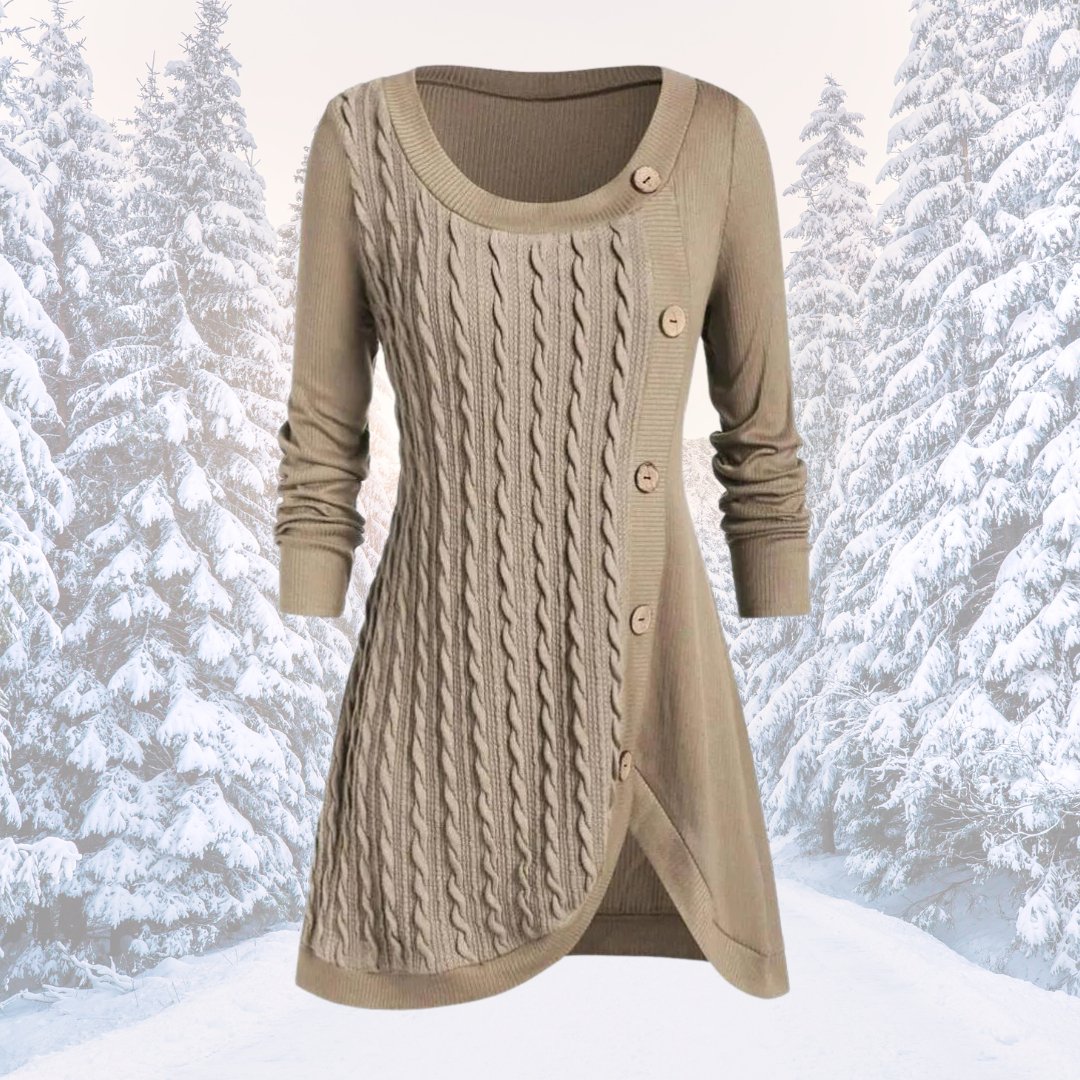 Paolina Jurk | Casual Gebreide Trui Jurk