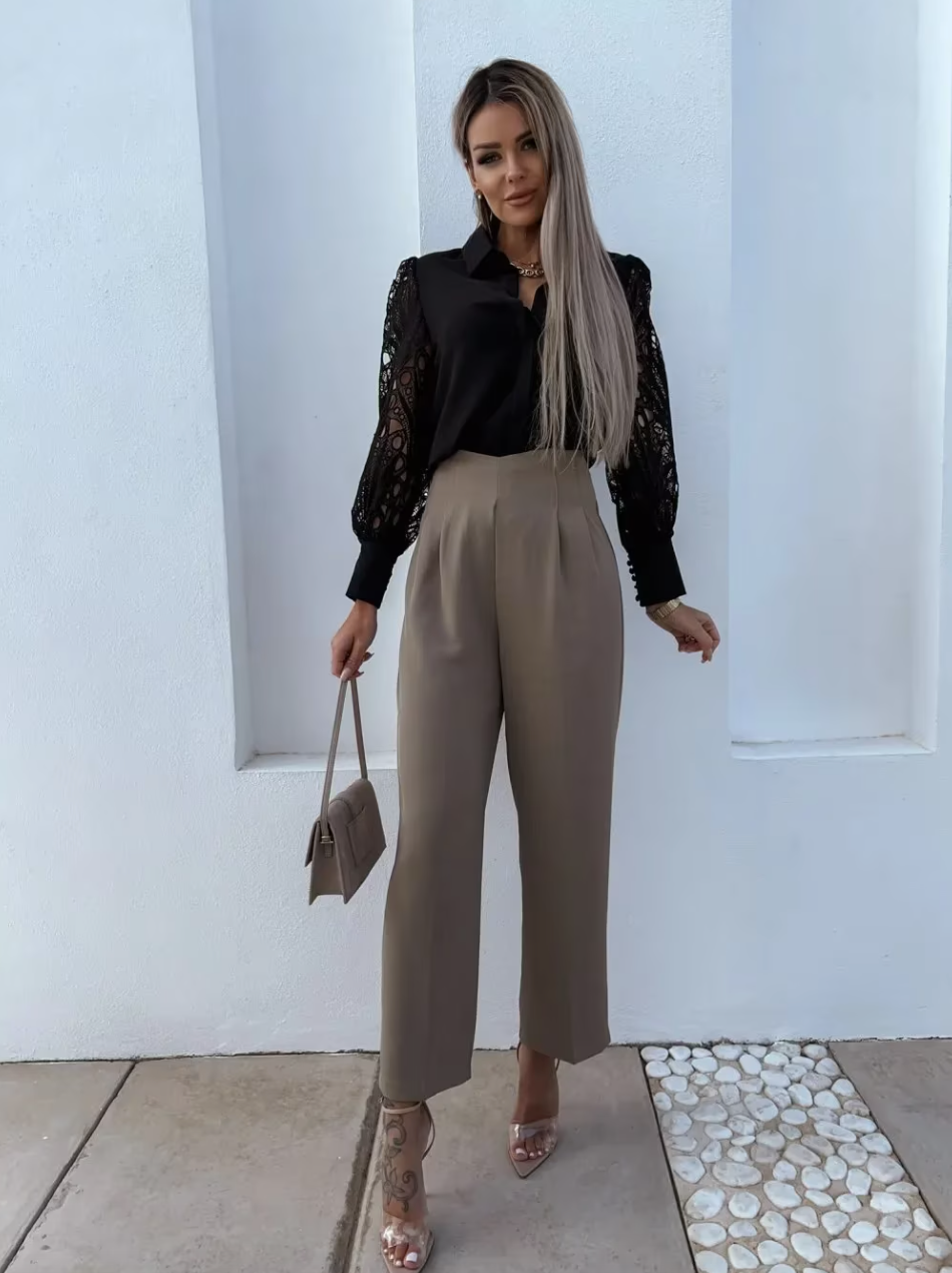 Florena Bloes | Lange Mouw Kanten Bloes