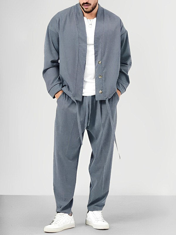 Charleston Set | 2-delige vrijetijdsjas en broek set