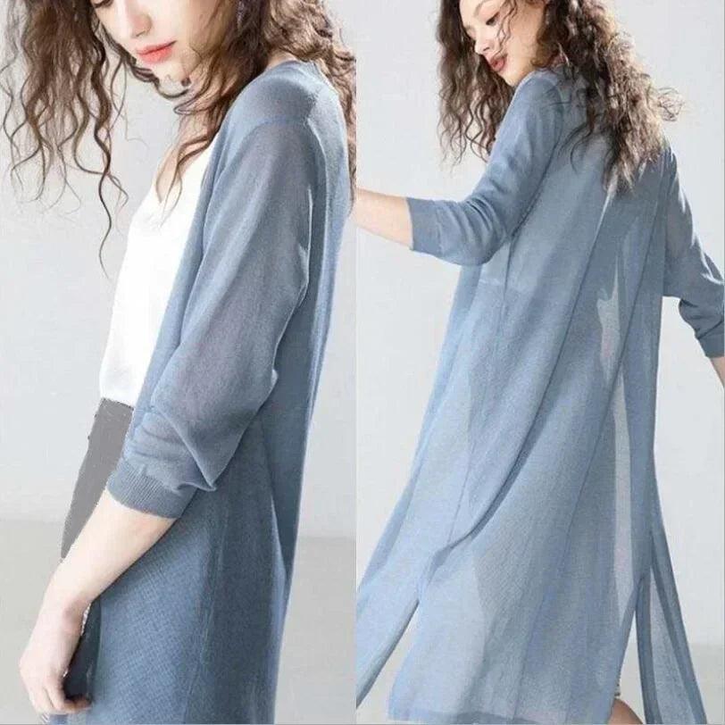 Veelzijdig Lichtgewicht Lang Vest | Fernanda Vest - Carla Moda