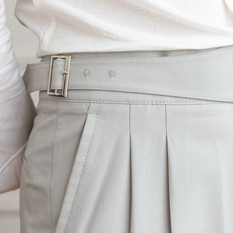 Classic Pleated Dress Pants