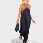 Dames Maxi Jurk Kruishals